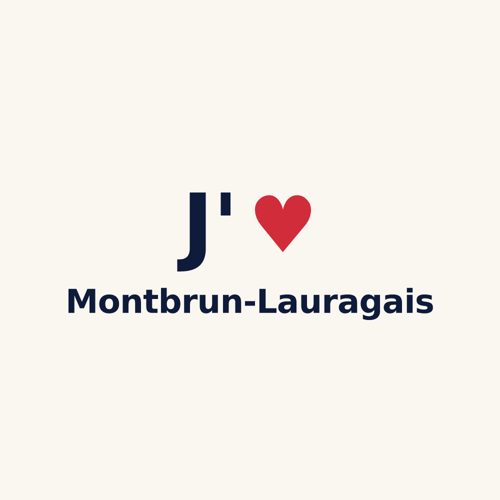 Tasse personnalisée Montbrun-Lauragais — design J'aime Montbrun-Lauragais