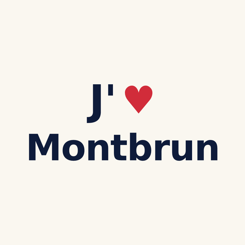 Tasse personnalisée Montbrun — design J'aime Montbrun
