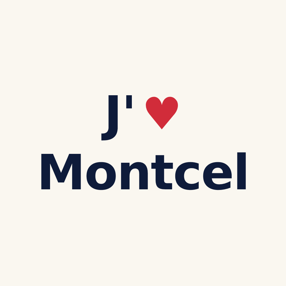 Tasse personnalisée Montcel — design J'aime Montcel
