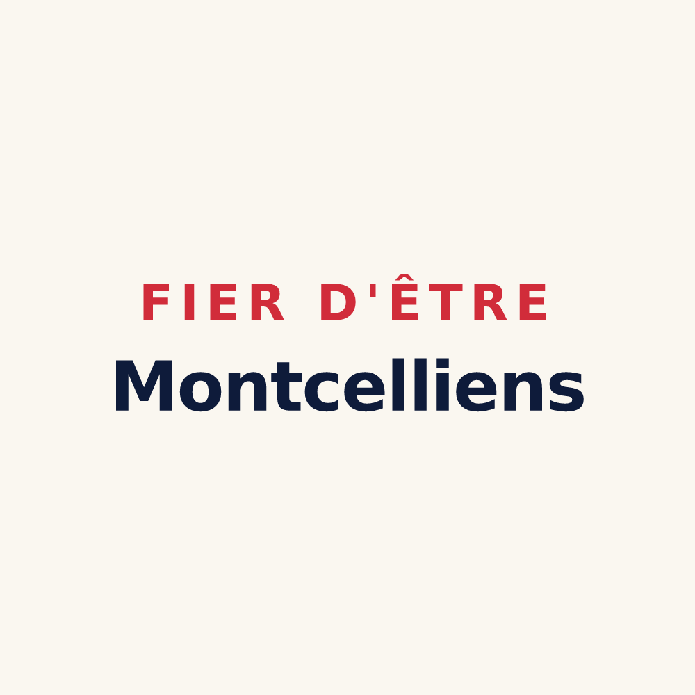 Tasse « Fier d'être Montcelliens » — design pour Montcet