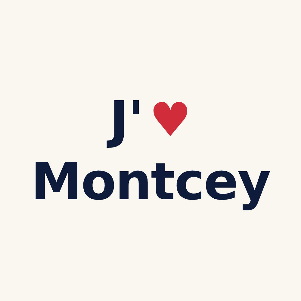 Tasse personnalisée Montcey — design J'aime Montcey