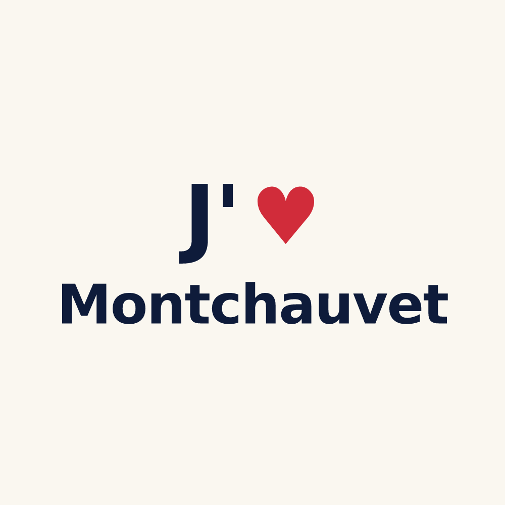 Tasse personnalisée Montchauvet — design J'aime Montchauvet