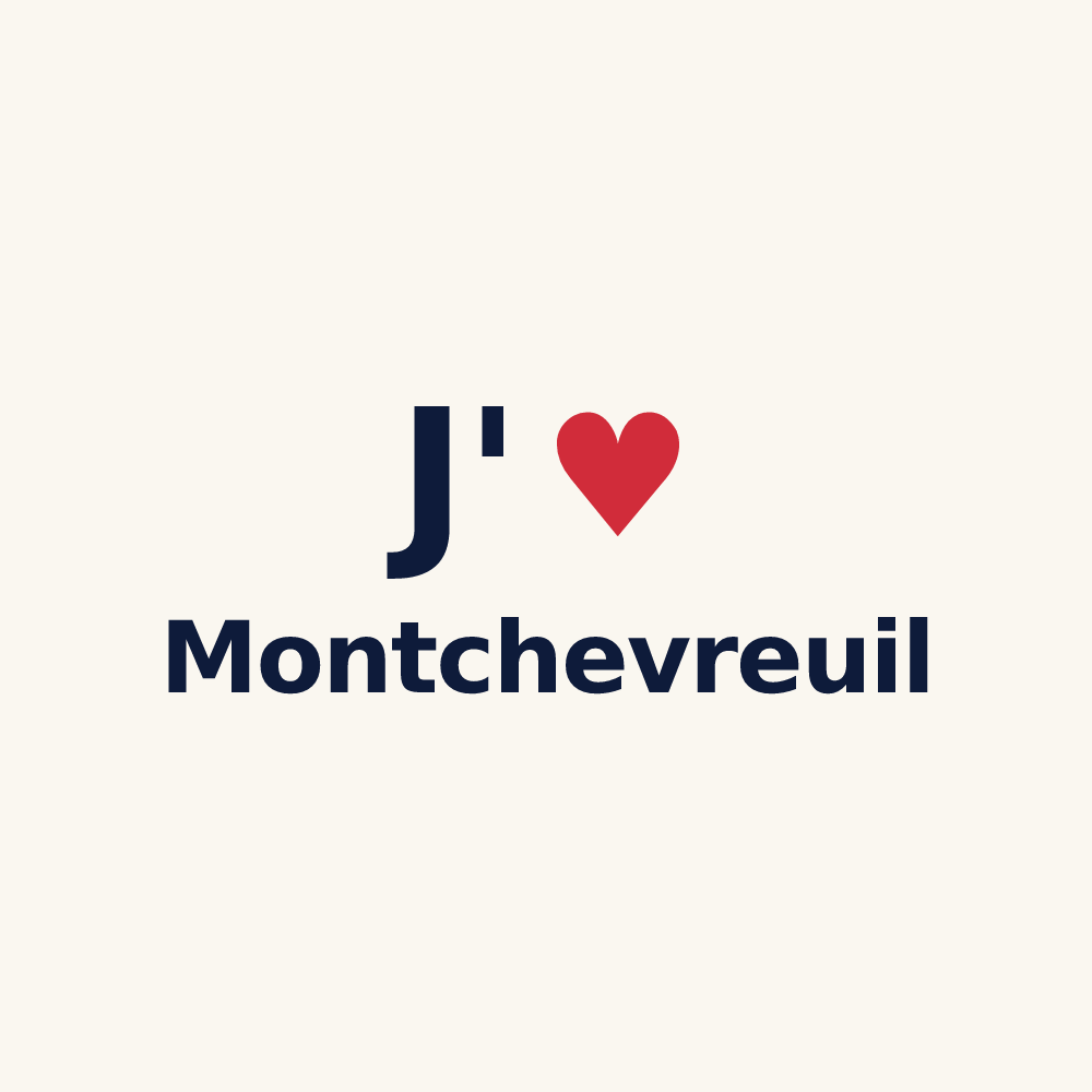Tasse personnalisée Montchevreuil — design J'aime Montchevreuil
