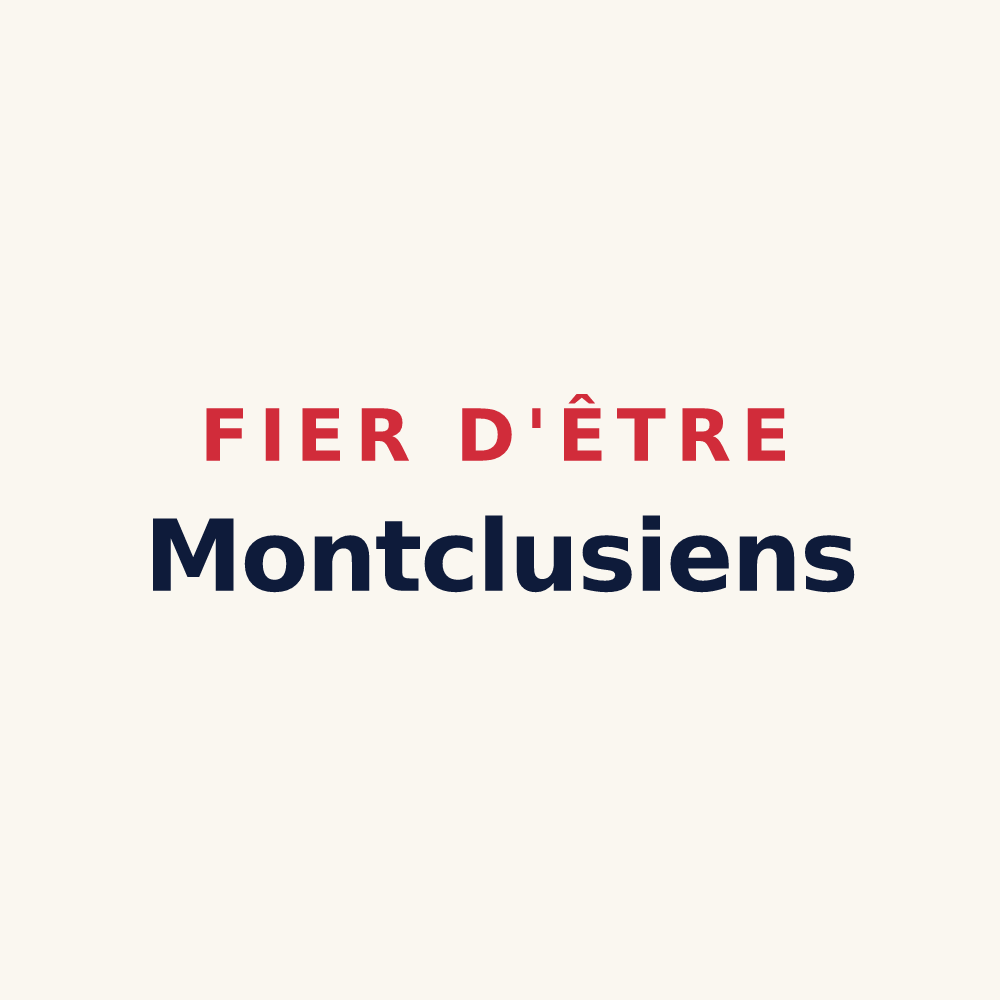 Tasse « Fier d'être Montclusiens » — design pour Montclus