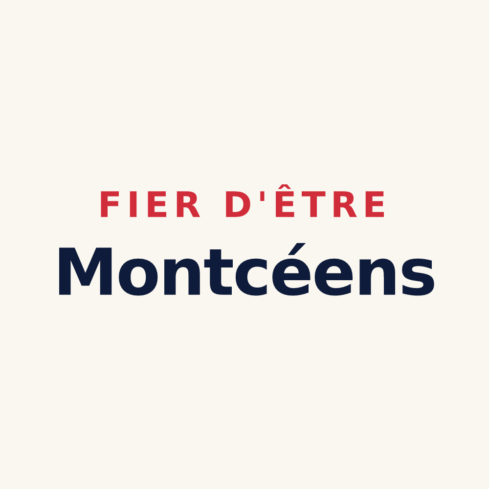 Tasse « Fier d'être Montcéens » — design pour Montcy-Notre-Dame