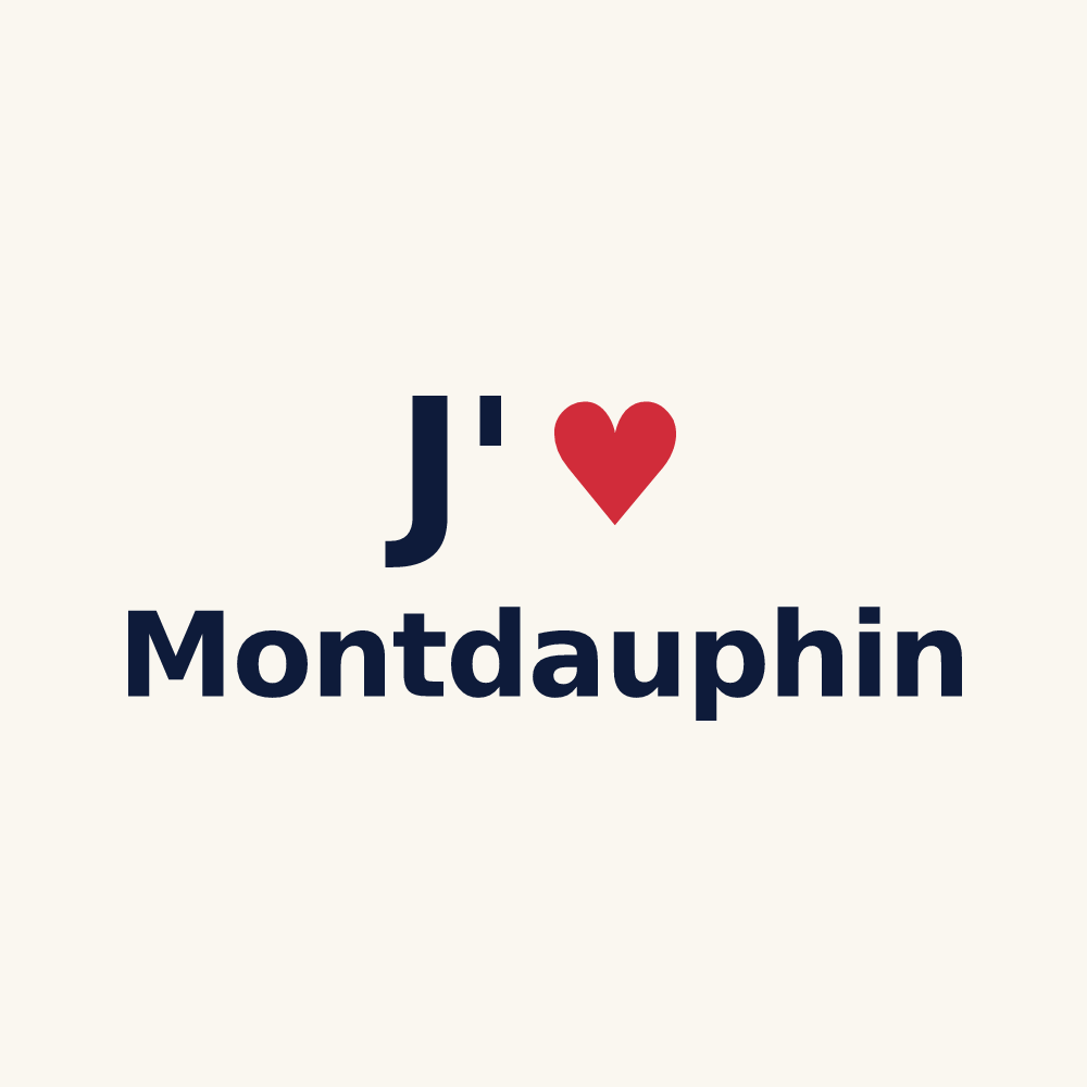 Tasse personnalisée Montdauphin — design J'aime Montdauphin