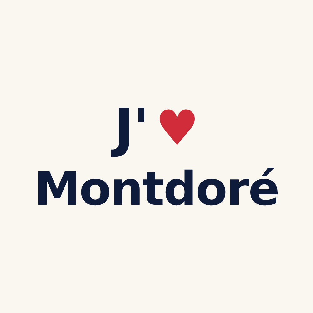 Tasse personnalisée Montdoré — design J'aime Montdoré