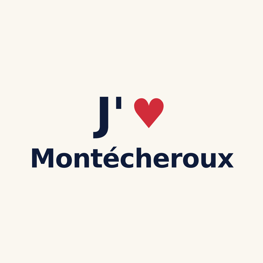 Tasse personnalisée Montécheroux — design J'aime Montécheroux