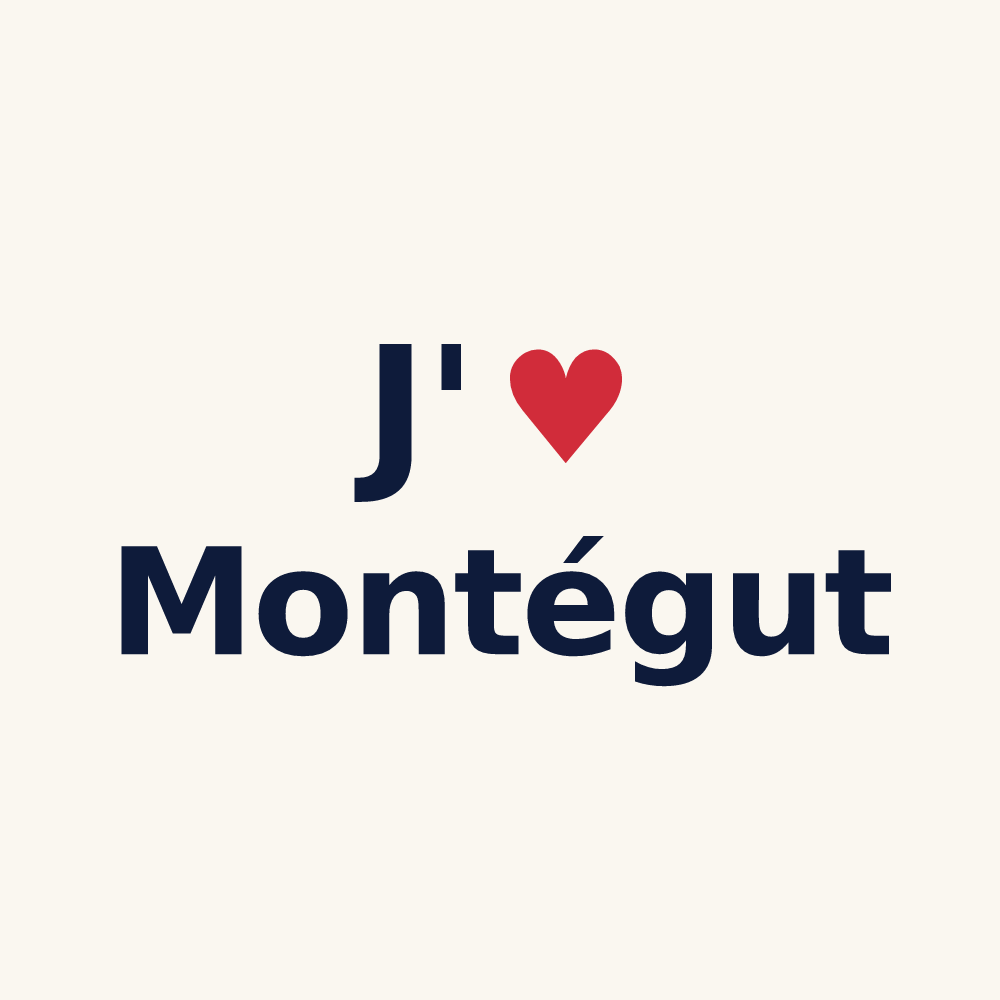 Tasse personnalisée Montégut — design J'aime Montégut