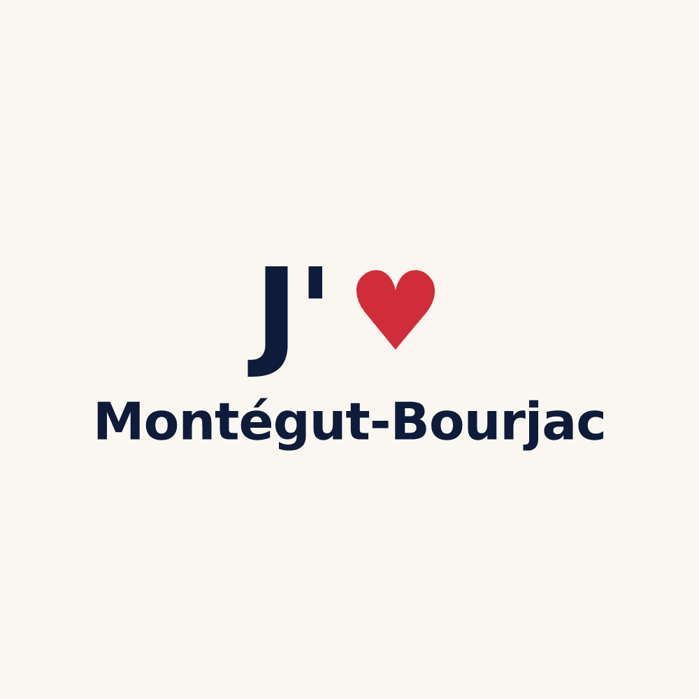 Tasse personnalisée Montégut-Bourjac — design J'aime Montégut-Bourjac