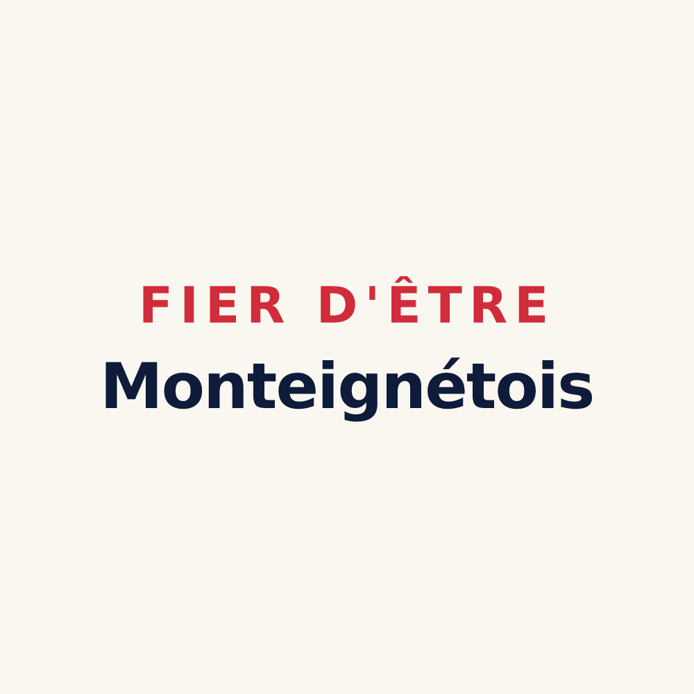 Tasse « Fier d'être Monteignétois » — design pour Monteignet-sur-l'Andelot