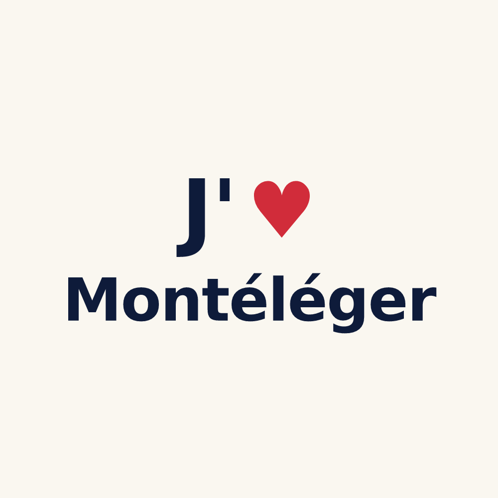 Tasse personnalisée Montéléger — design J'aime Montéléger