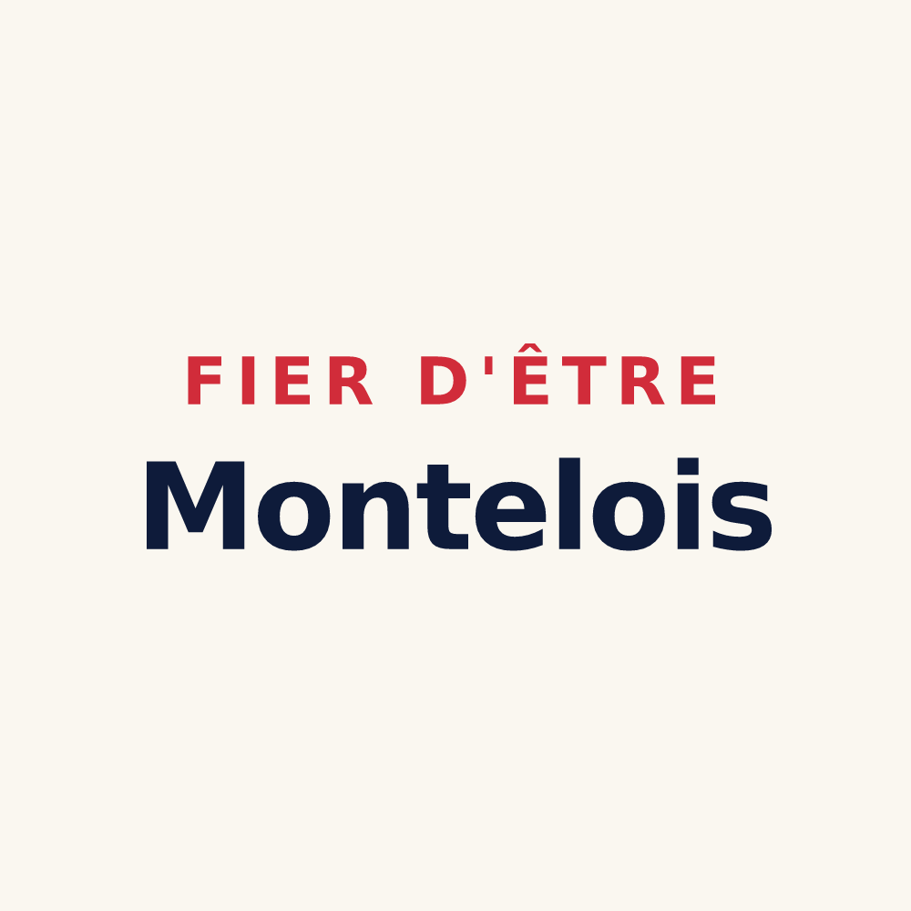 Tasse « Fier d'être Montelois » — design pour Montels