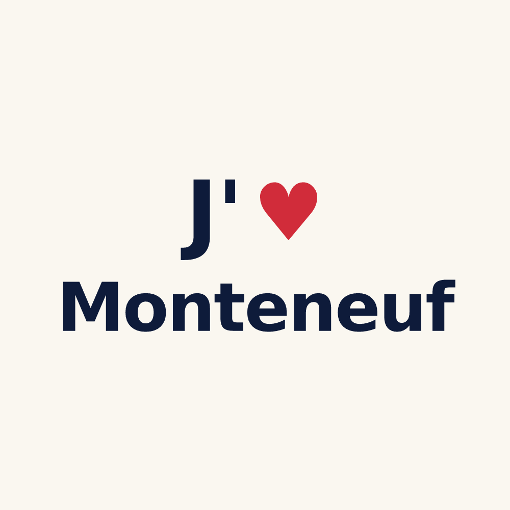 Tasse personnalisée Monteneuf — design J'aime Monteneuf