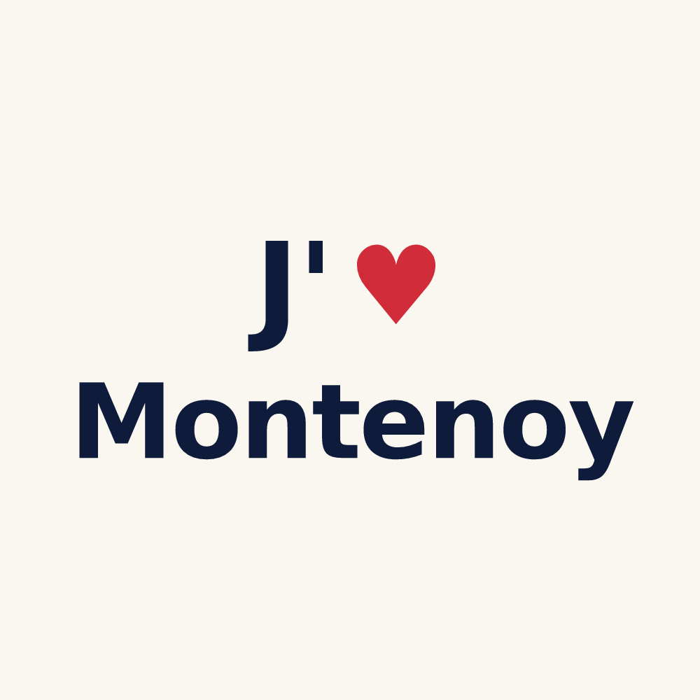 Tasse personnalisée Montenoy — design J'aime Montenoy