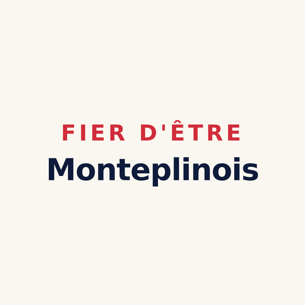 Tasse « Fier d'être Monteplinois » — design pour Monteplain