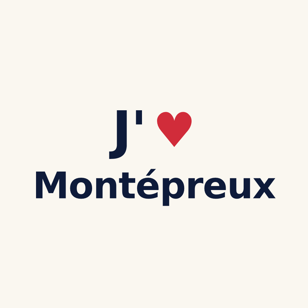 Tasse personnalisée Montépreux — design J'aime Montépreux