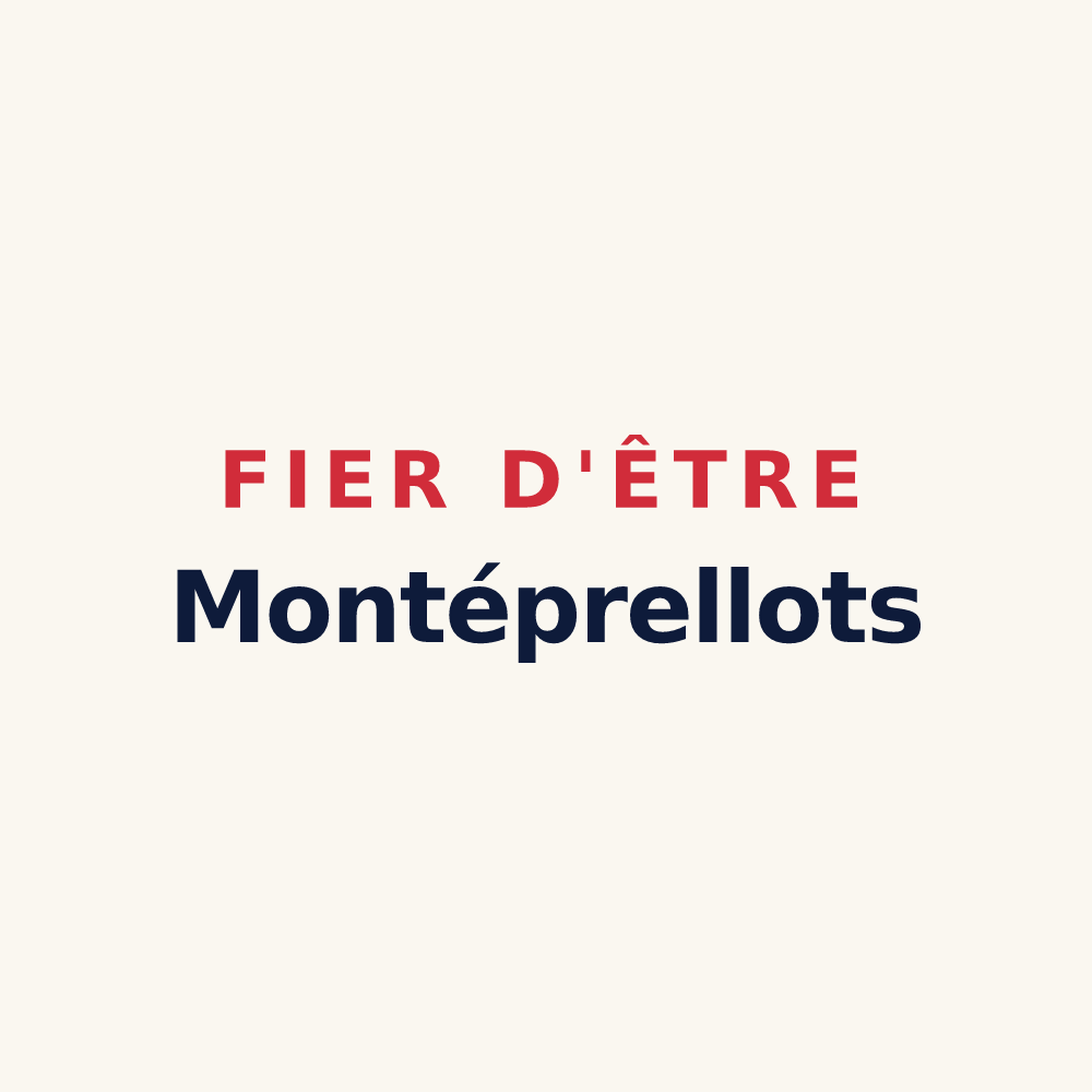 Tasse « Fier d'être Montéprellots » — design pour Montépreux