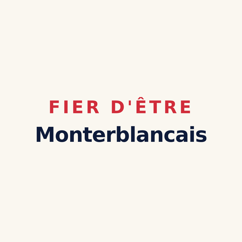 Tasse « Fier d'être Monterblancais » — design pour Monterblanc