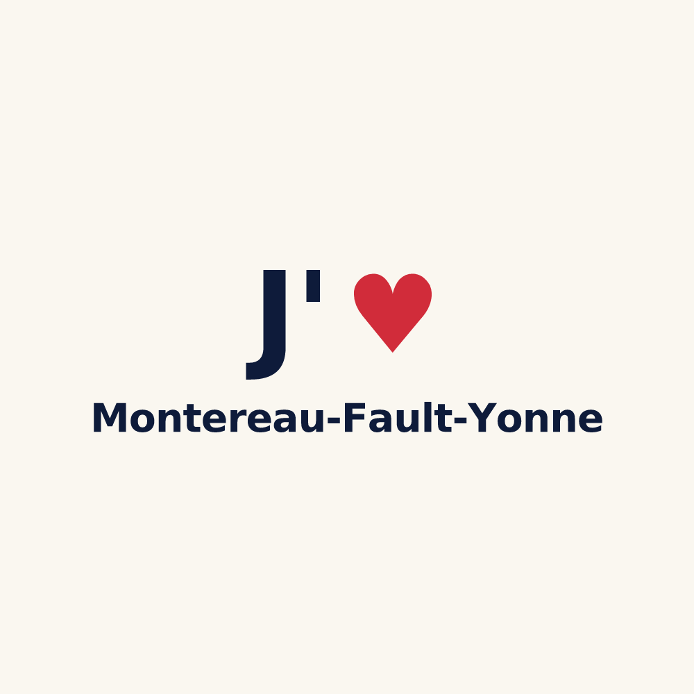 Tasse personnalisée Montereau-Fault-Yonne — design J'aime Montereau-Fault-Yonne