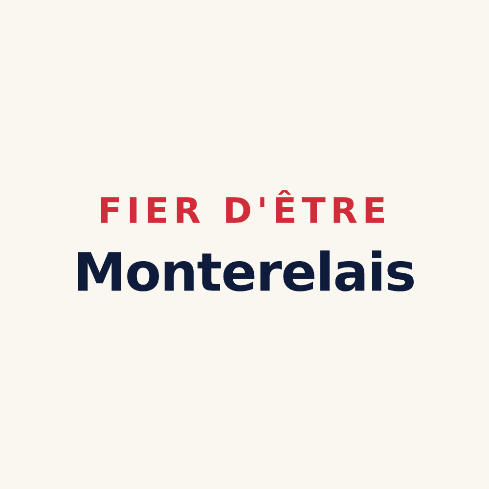 Tasse « Fier d'être Monterelais » — design pour Montereau-Fault-Yonne