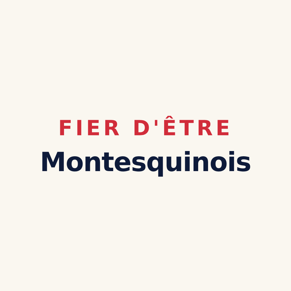Tasse « Fier d'être Montesquinois » — design pour Montesquieu