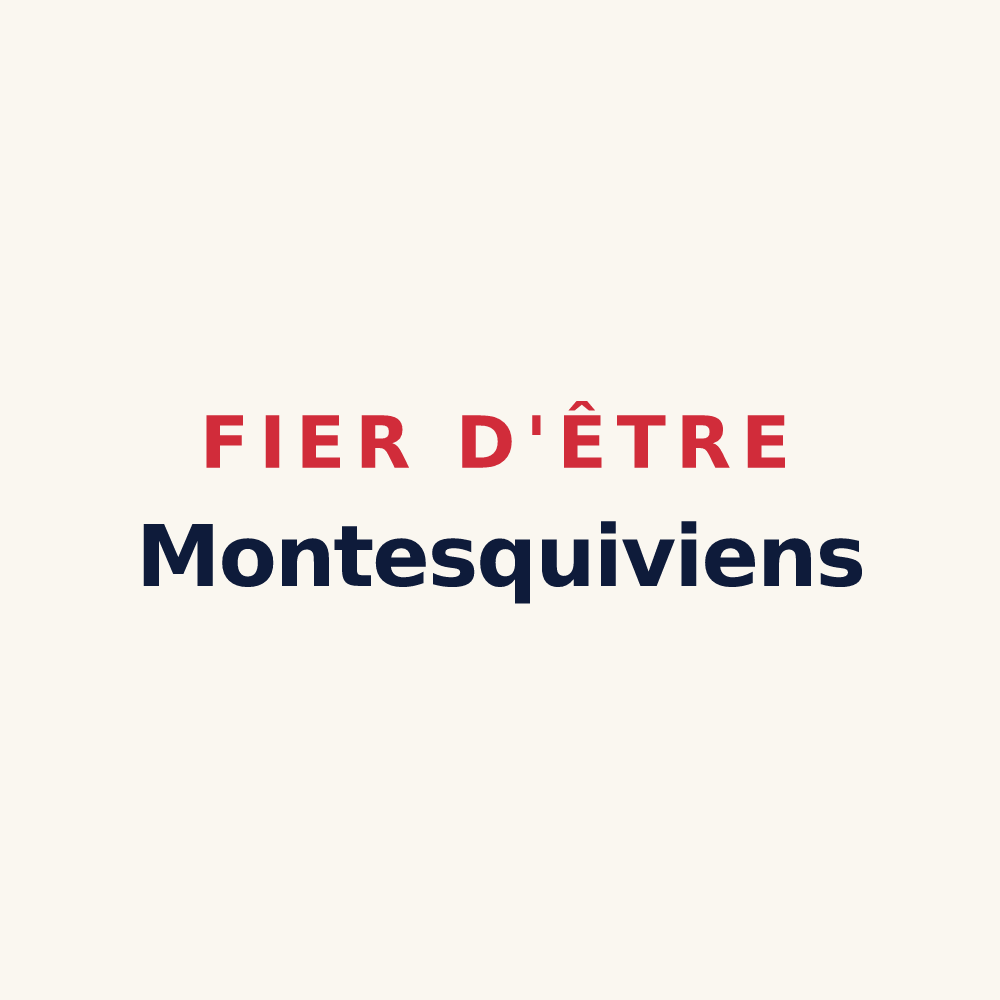 Tasse « Fier d'être Montesquiviens » — design pour Montesquieu-Volvestre