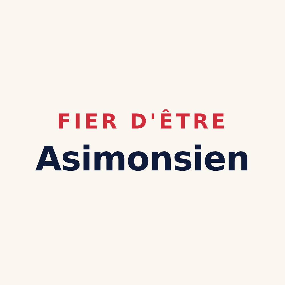 Tasse « Fier d'être Asimonsien » — design pour Montézic