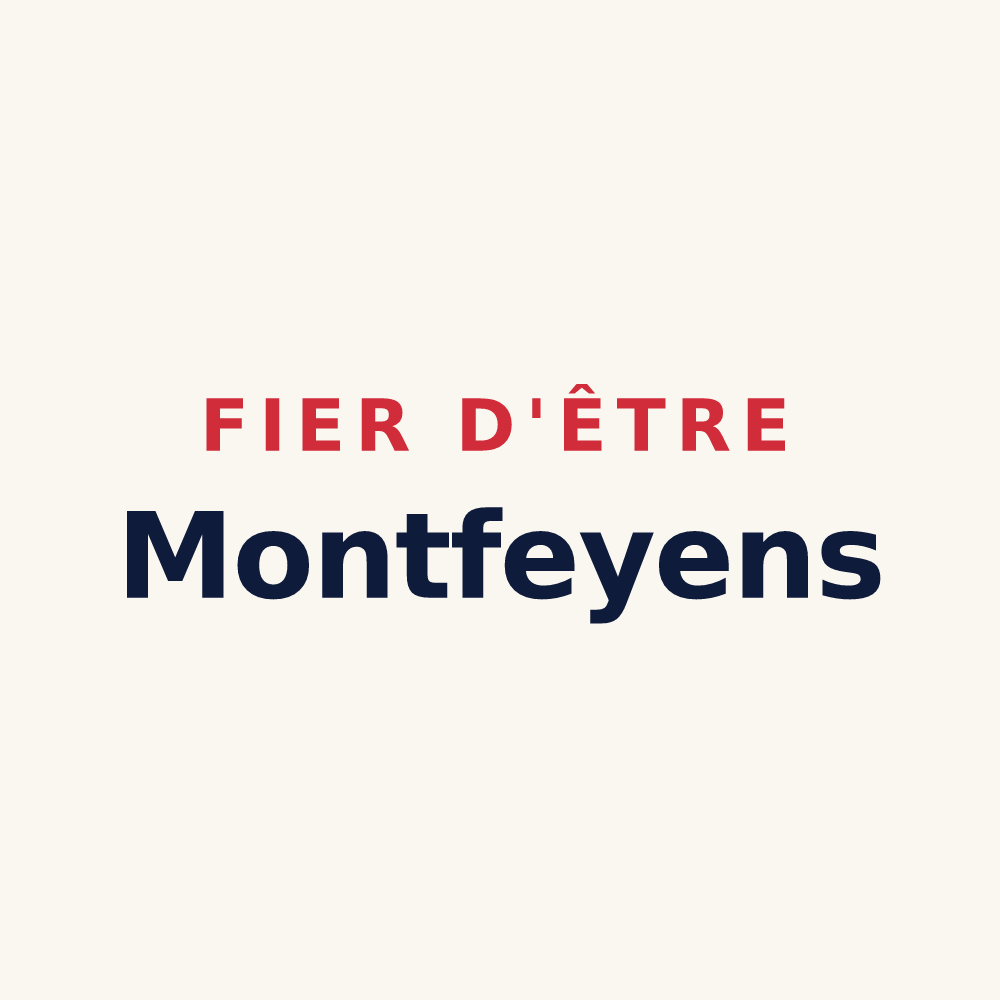 Tasse « Fier d'être Montfeyens » — design pour Montfey