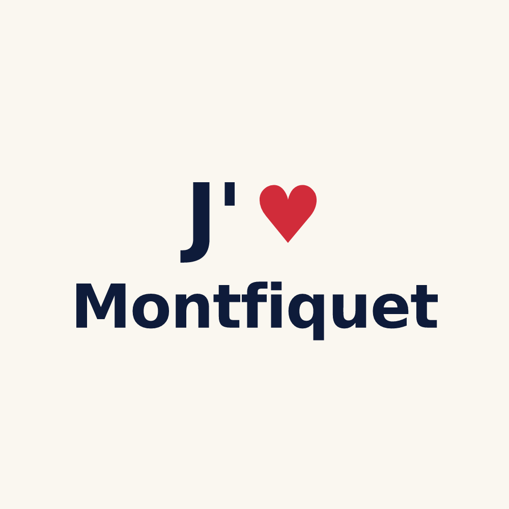 Tasse personnalisée Montfiquet — design J'aime Montfiquet