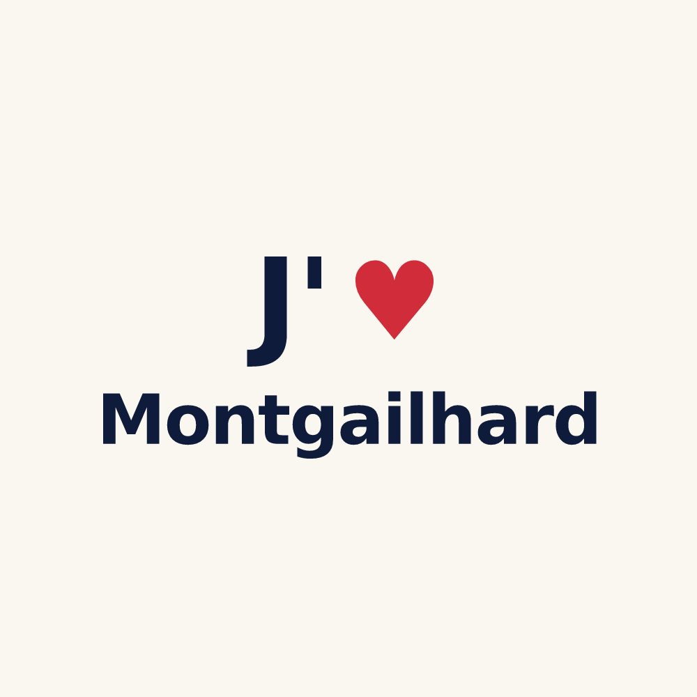Tasse personnalisée Montgailhard — design J'aime Montgailhard