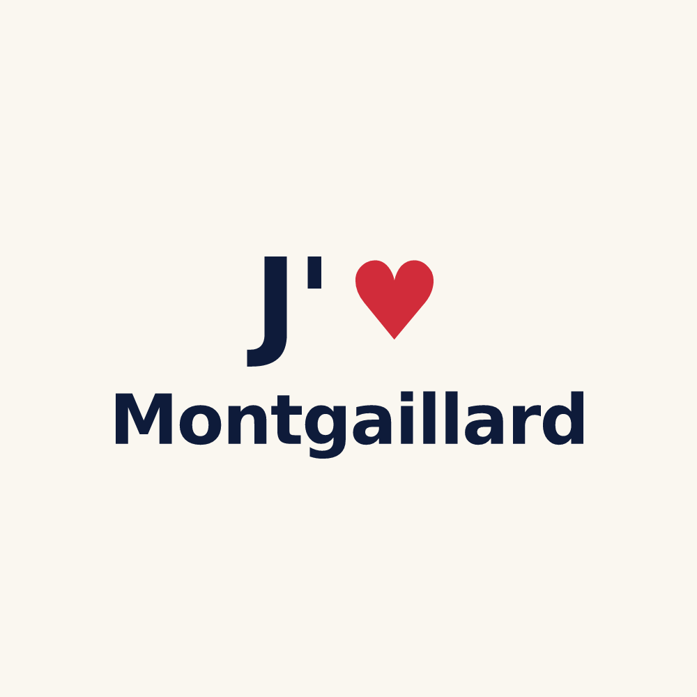 Tasse personnalisée Montgaillard — design J'aime Montgaillard