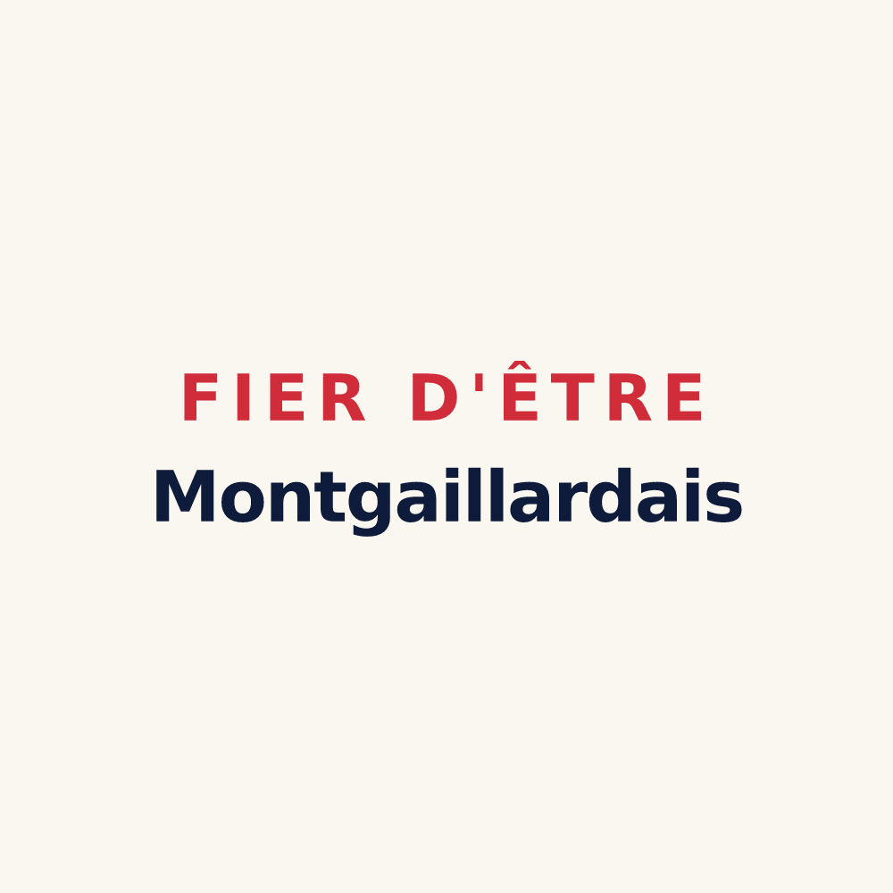 Tasse « Fier d'être Montgaillardais » — design pour Montgaillard
