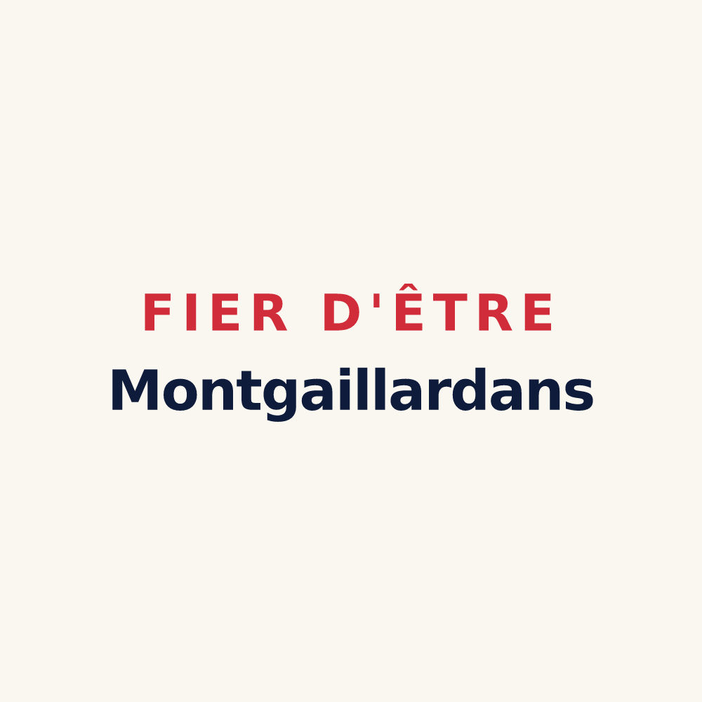Tasse « Fier d'être Montgaillardans » — design pour Montgaillard-de-Salies