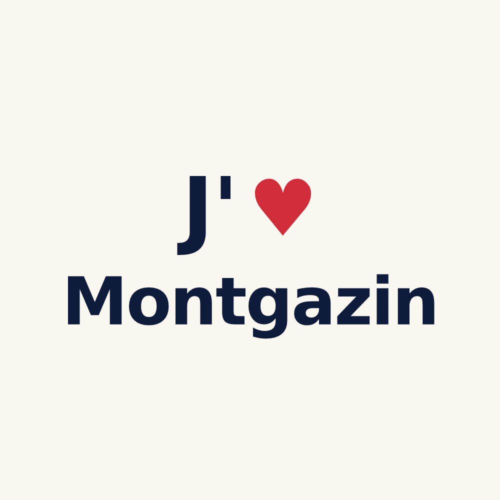 Tasse personnalisée Montgazin — design J'aime Montgazin