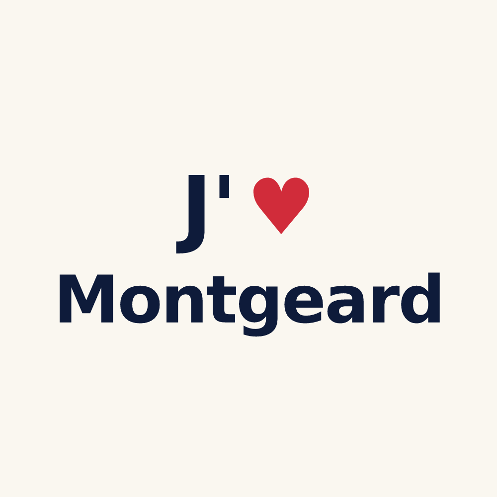 Tasse personnalisée Montgeard — design J'aime Montgeard