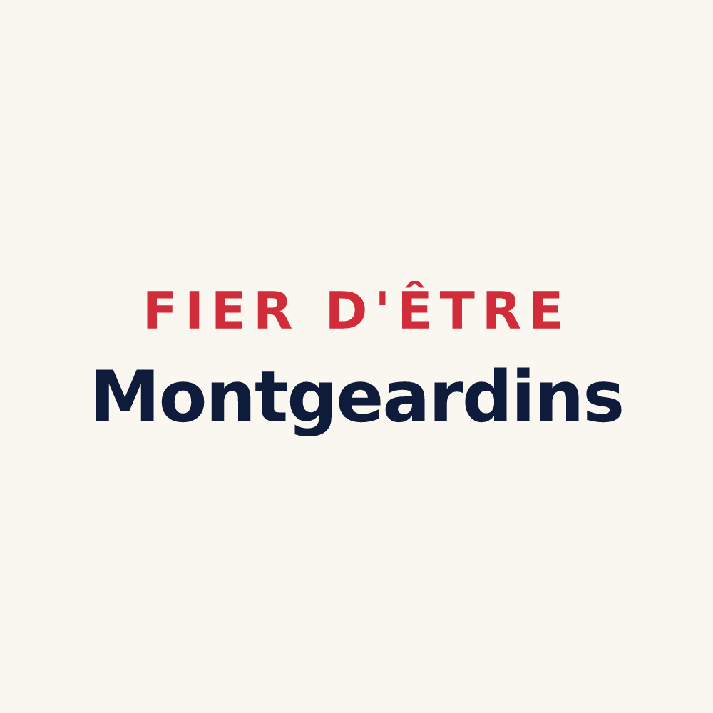 Tasse « Fier d'être Montgeardins » — design pour Montgeard