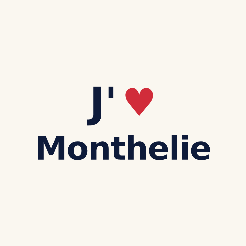 Tasse personnalisée Monthelie — design J'aime Monthelie