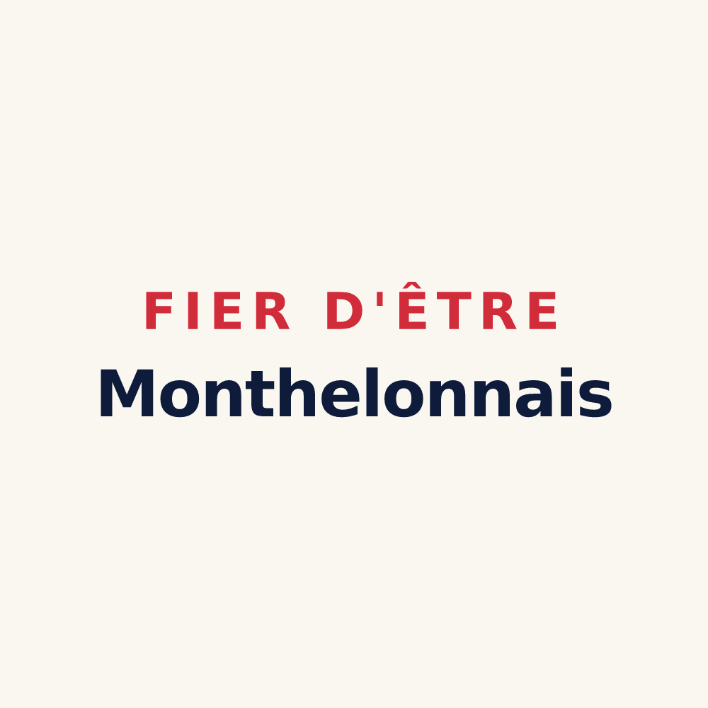 Tasse « Fier d'être Monthelonnais » — design pour Monthelon