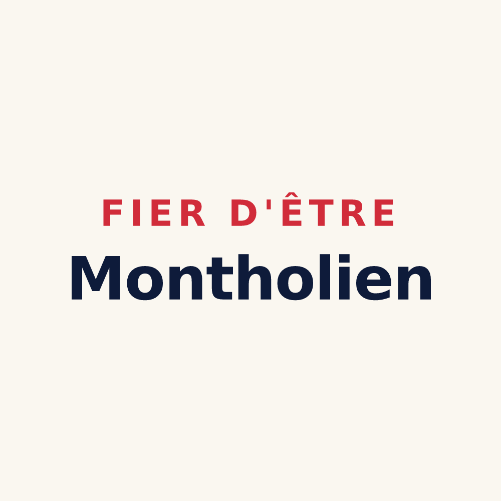 Tasse « Fier d'être Montholien » — design pour Monthou-sur-Bièvre
