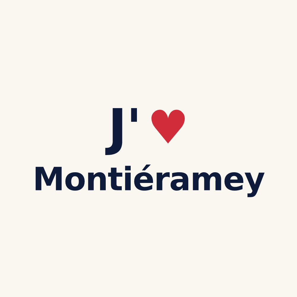Tasse personnalisée Montiéramey — design J'aime Montiéramey