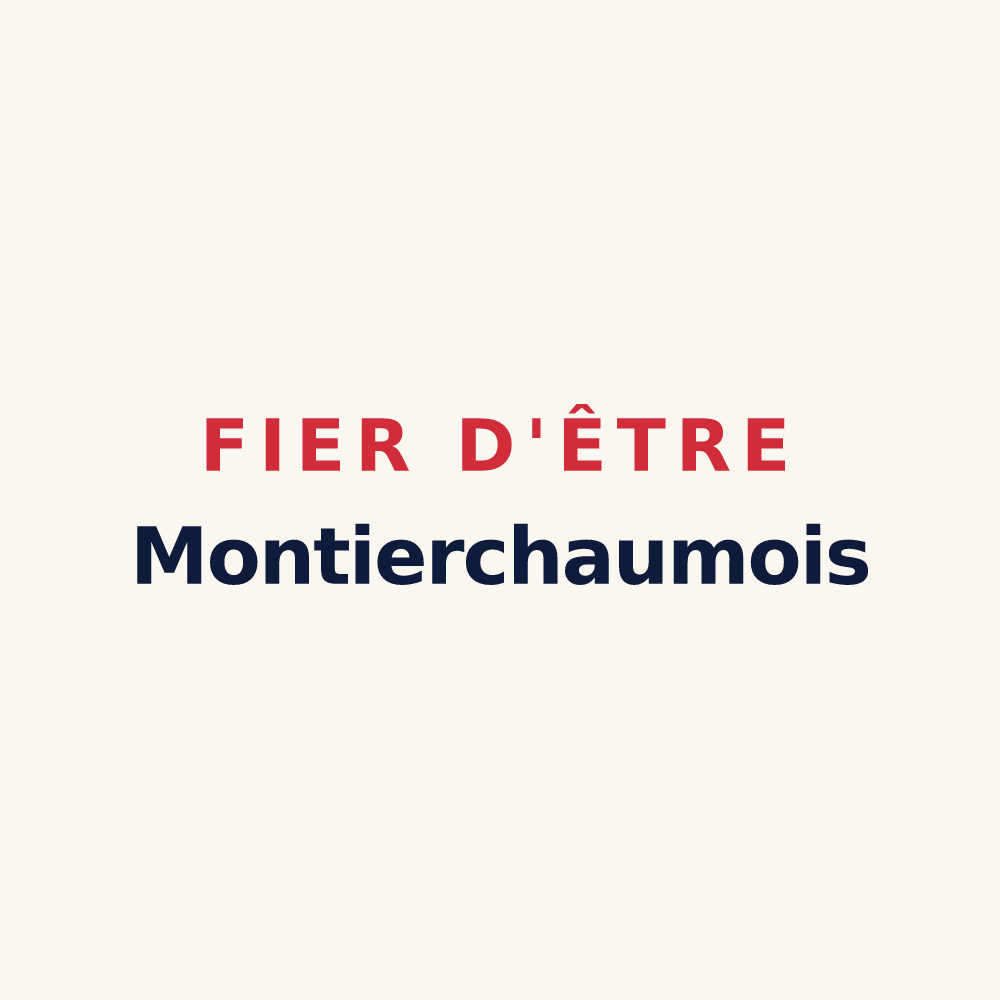 Tasse « Fier d'être Montierchaumois » — design pour Montierchaume