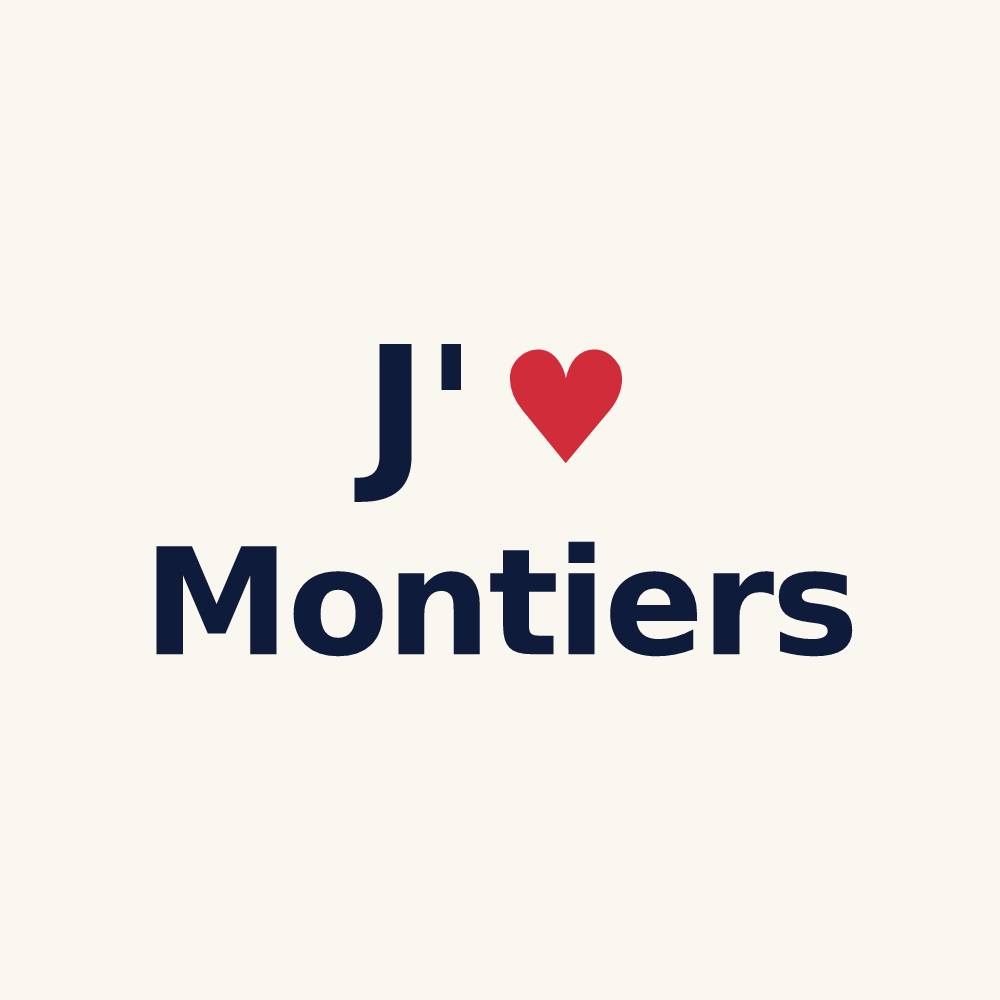 Tasse personnalisée Montiers — design J'aime Montiers