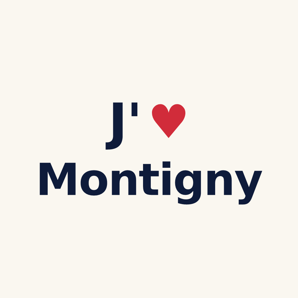 Tasse personnalisée Montigny — design J'aime Montigny