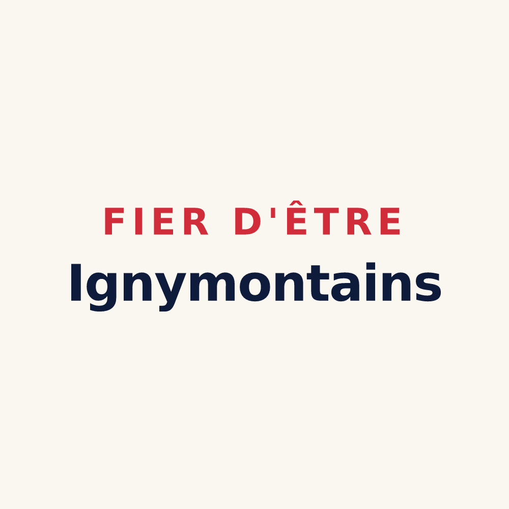 Tasse « Fier d'être Ignymontains » — design pour Montigny-lès-Cormeilles