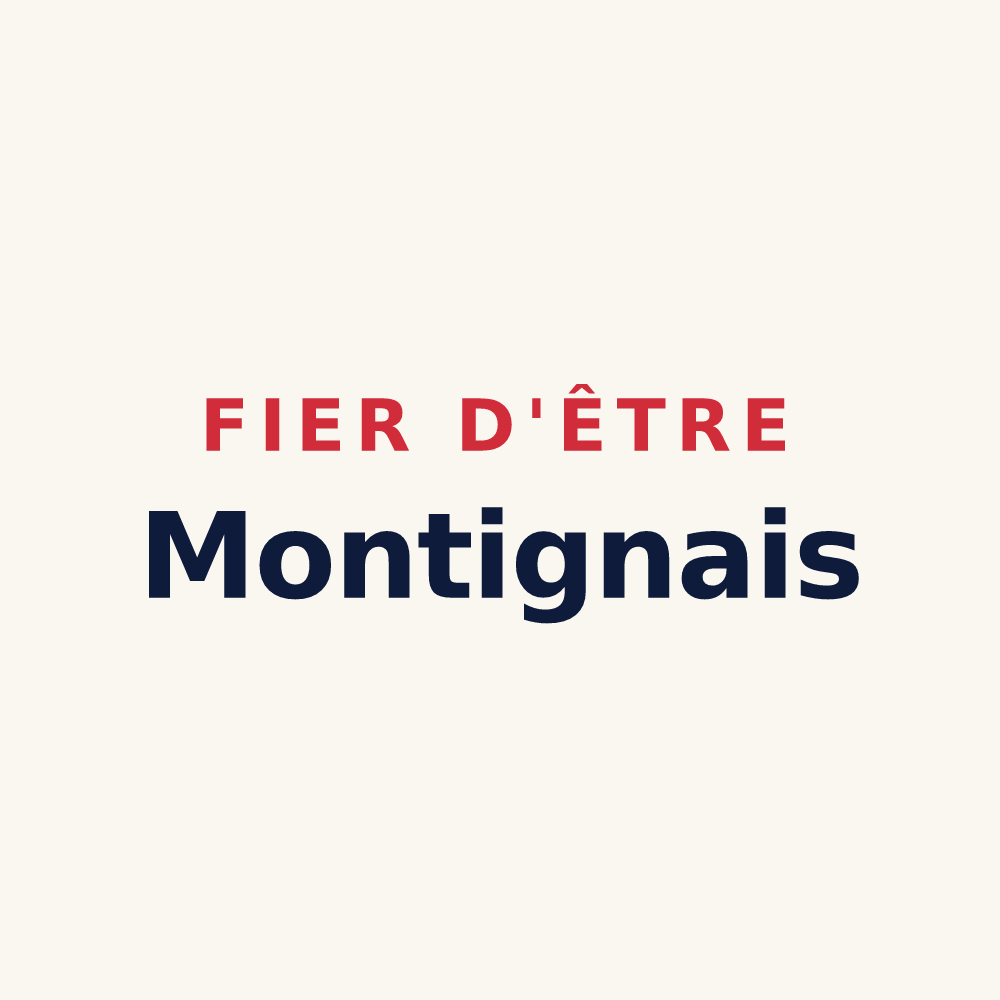 Tasse « Fier d'être Montignais » — design pour Montigny