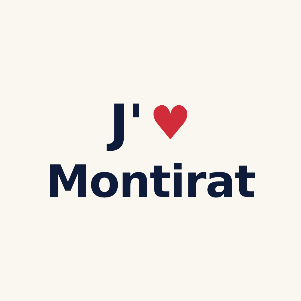 Tasse personnalisée Montirat — design J'aime Montirat