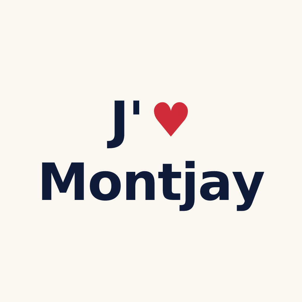 Tasse personnalisée Montjay — design J'aime Montjay