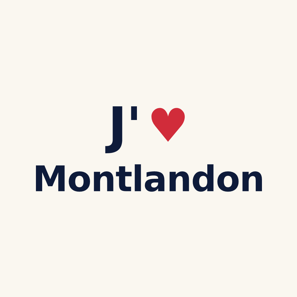 Tasse personnalisée Montlandon — design J'aime Montlandon