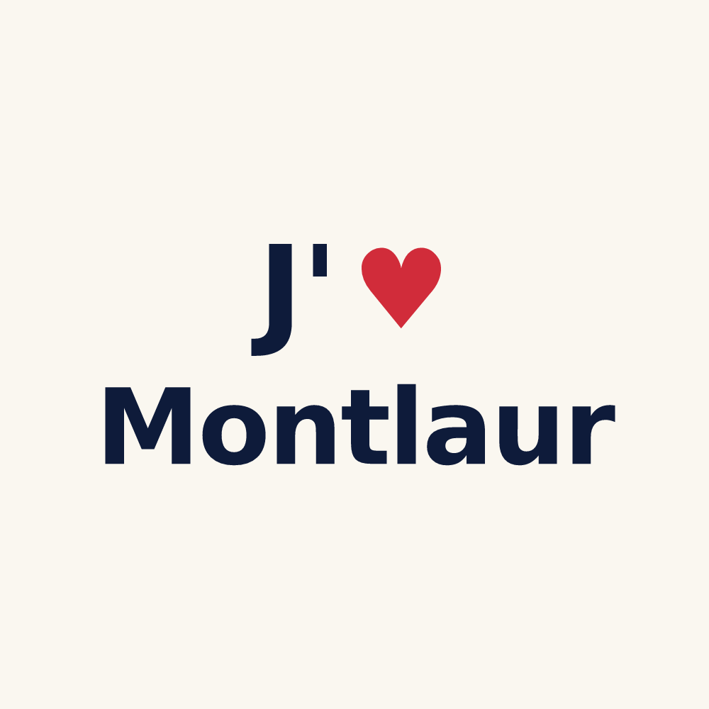 Tasse personnalisée Montlaur — design J'aime Montlaur